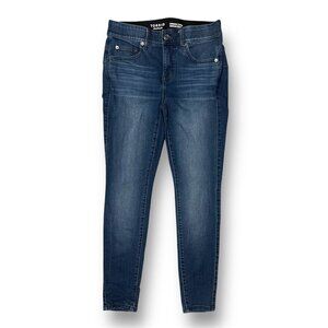Torrid 10R Blue Bombshell Skinny Jeans Premium Stretch Mid Rise Soft Denim
